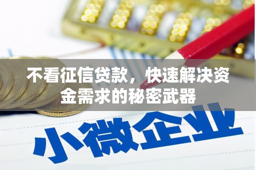 迁西不看征信贷款，快速解决资金需求的秘密武器