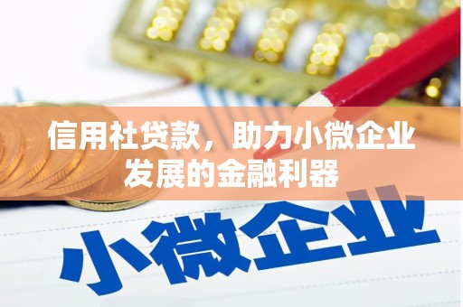 迁西信用社贷款，助力小微企业发展的金融利器
