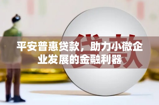 迁西平安普惠贷款，助力小微企业发展的金融利器